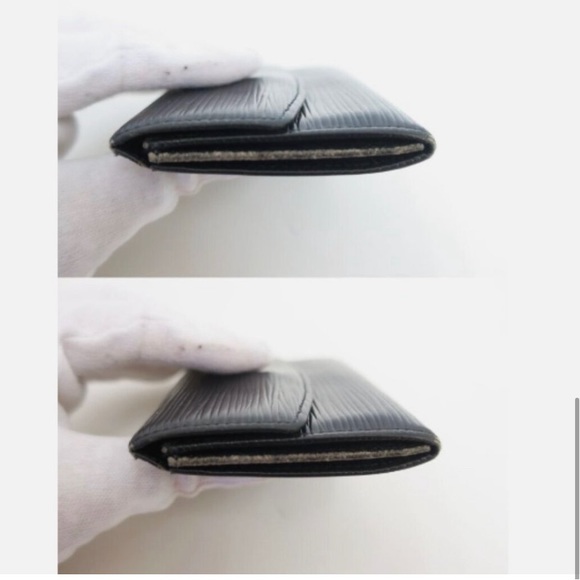 Authentic Louis Vuitton Black Epi Coin Purse Card Case EUC - Picture 5 of 13